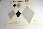 Mr. charles' blues by ray charles 1961 sheet music