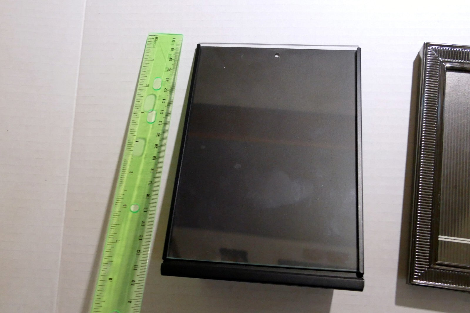 Pack of 2 Metal Black Picture Portrait Frame 5X7" Art Photo lot with glass