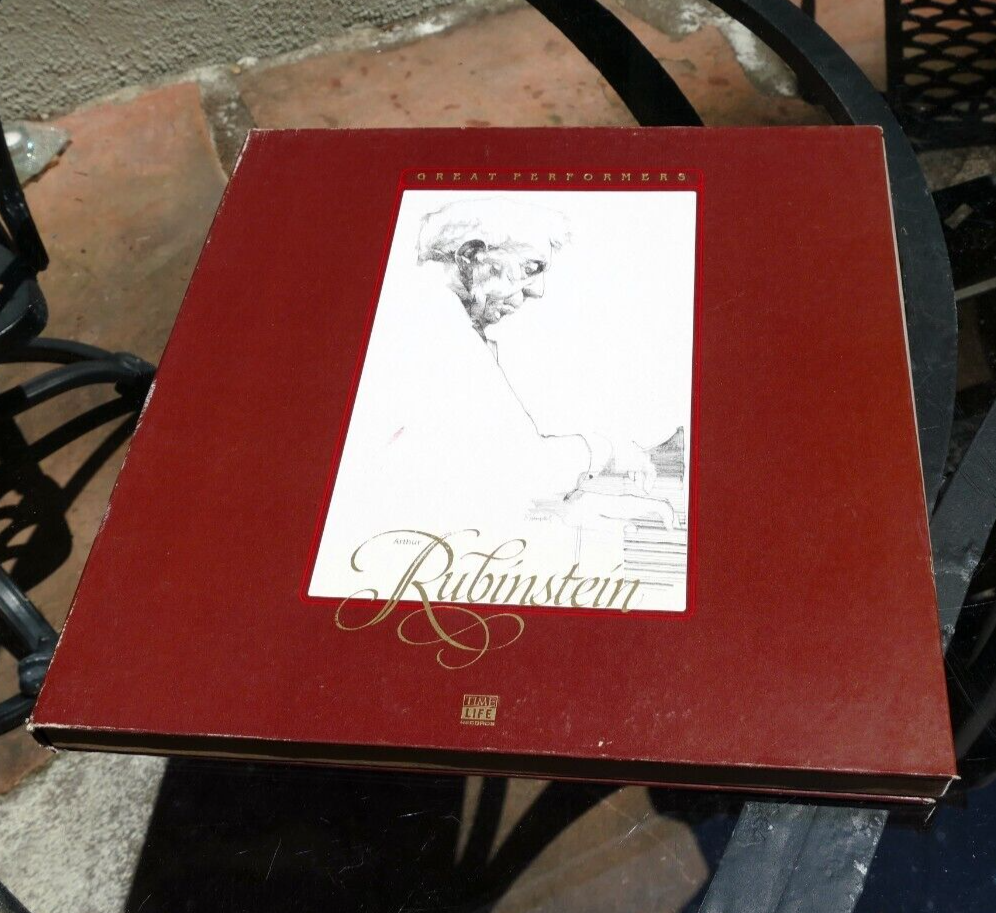 Time life records arthur rubinstein great performers 1 2 5 6 vinyl lp box set stl p01