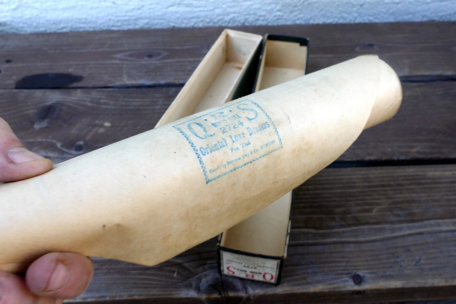 QRS Word Piano Roll 2724 Oriental Love Dreams Fox Trot