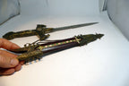 Slash Knife Dagger Made in Germany with sheaf scabbard eagle cross ornate