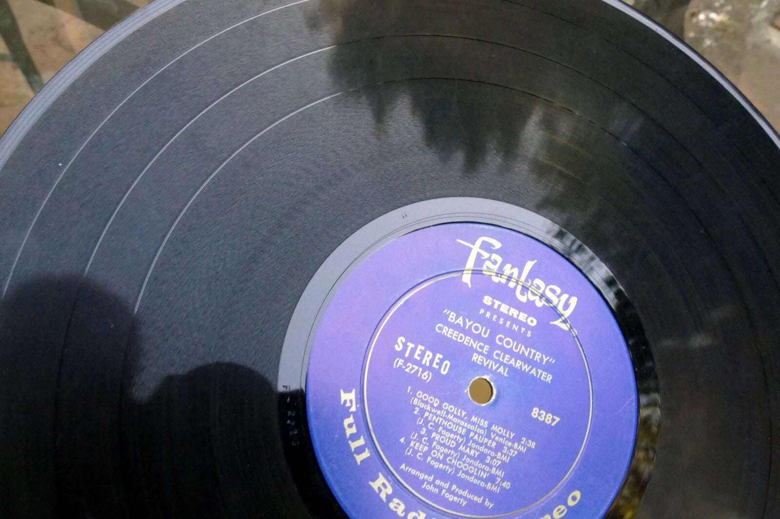 Creedence Clearwater Revival Bayou Country LP 1969 original Fantasy Record #8387