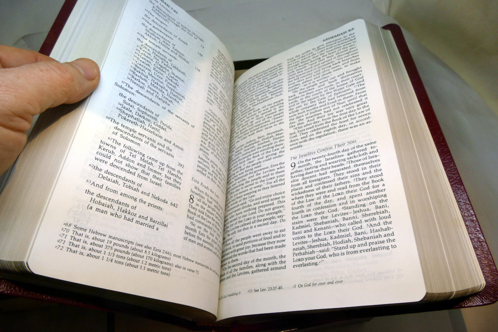 Holy Bible New International Version With Red Letter 1983 ninth print