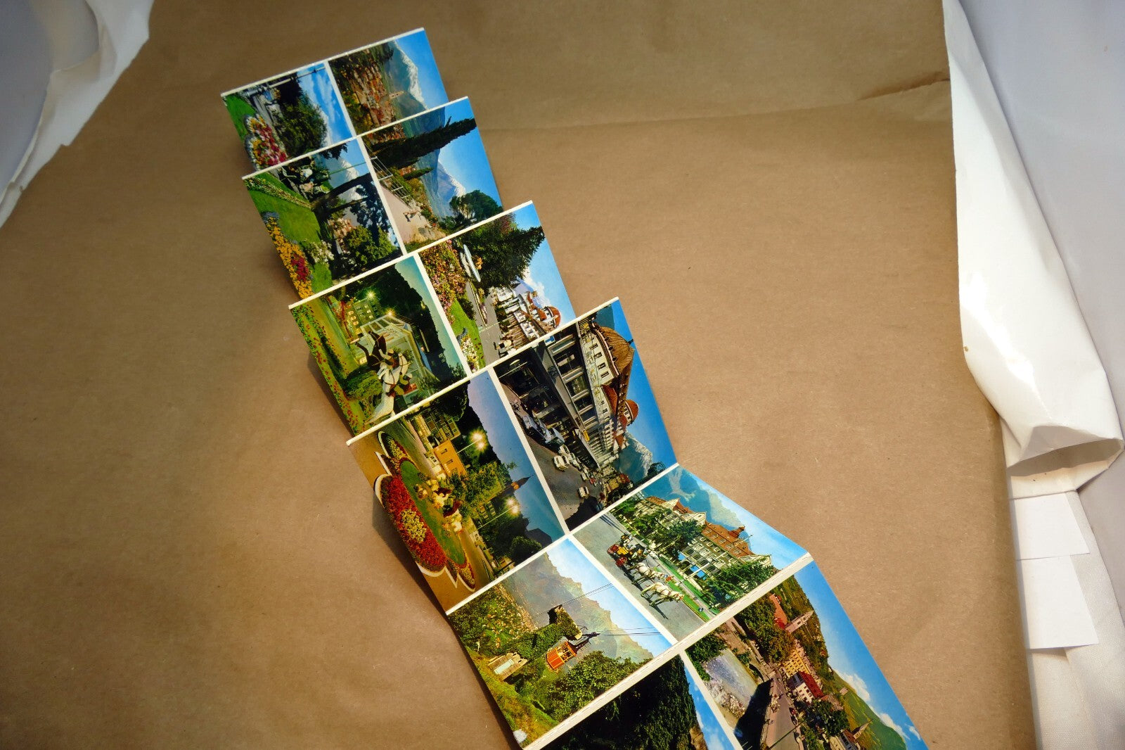 Italy, merano   meran postcard book 38 vedute landscapes panorama cityscapes