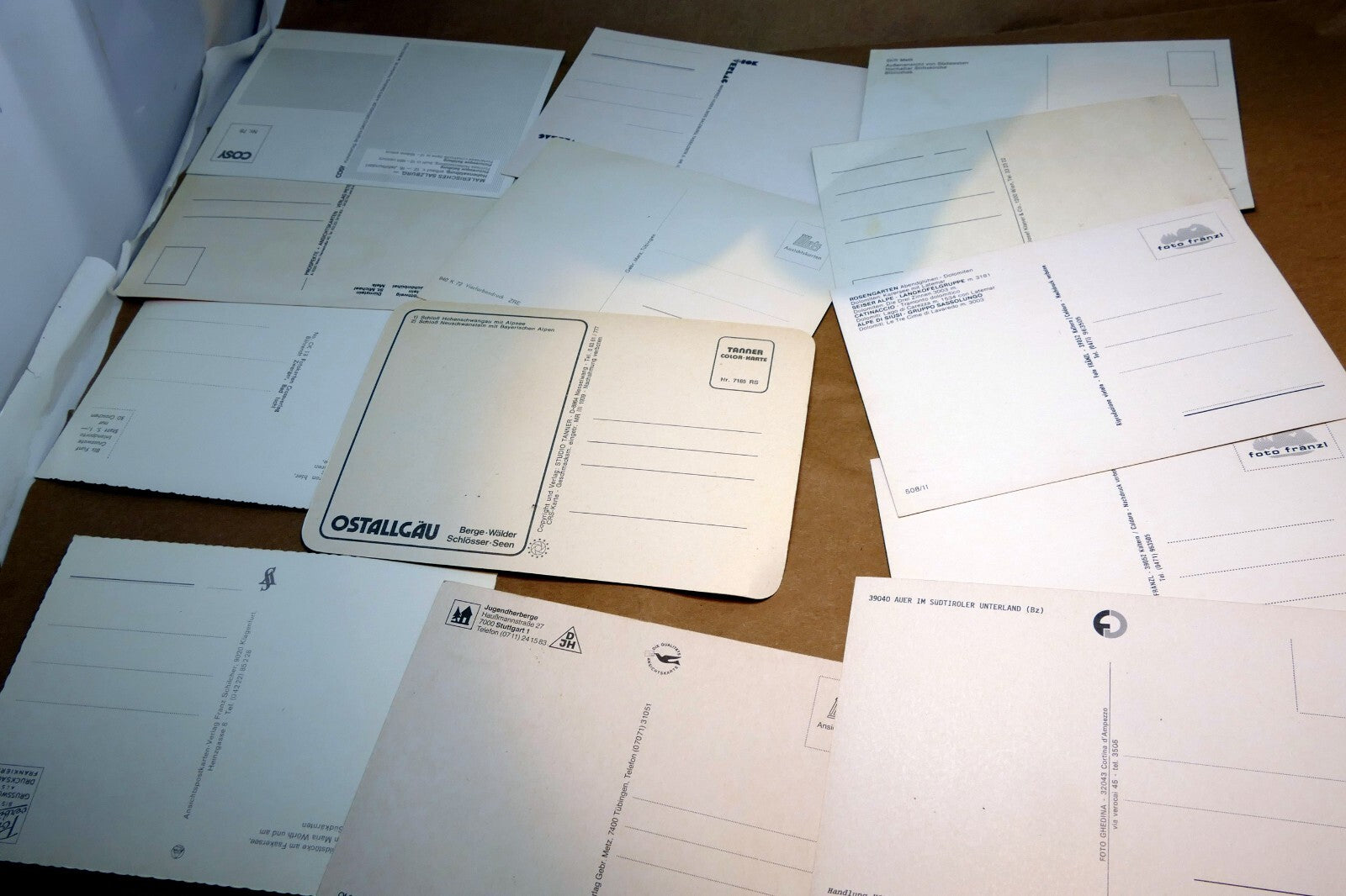 Germany Unposted Postcard Lot pack of 13 Landscapes Towns Castles 1980's