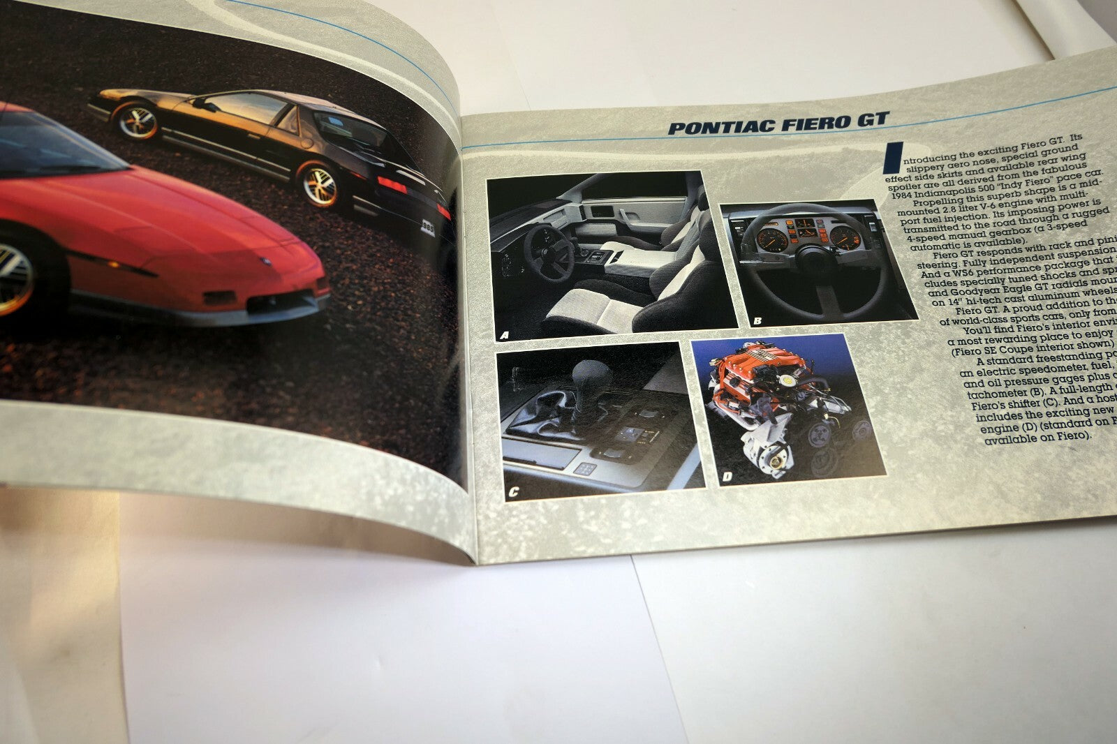 Pontiac 1985 "We Build Excitement" Dealership advertisement Sales Brochure Car