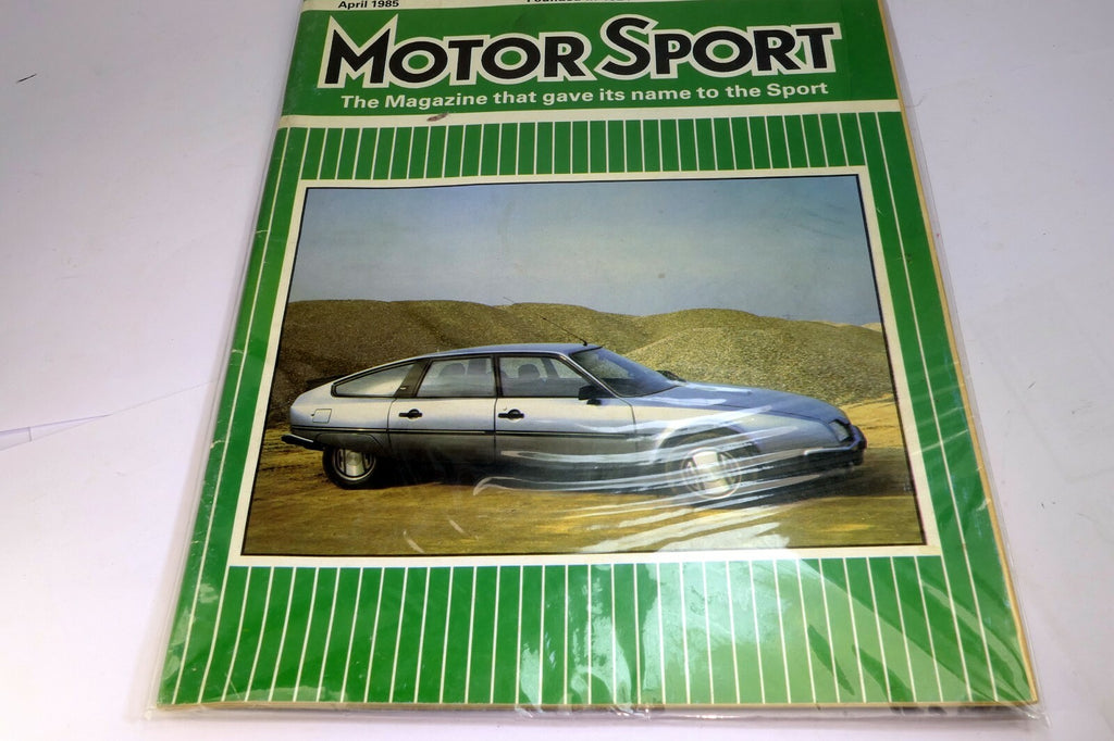 Motor Sport Magazine April 1985
