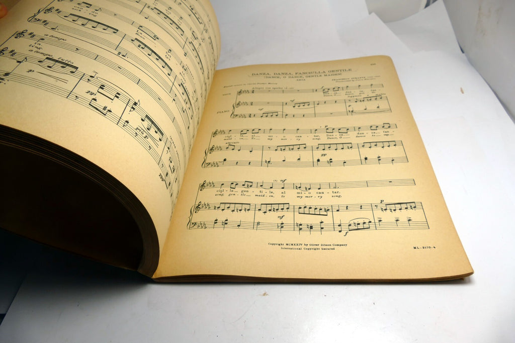 Early Italian Songs & Airs Vol 2 For Low Voice Songbook 1924 Supriani Provenzale
