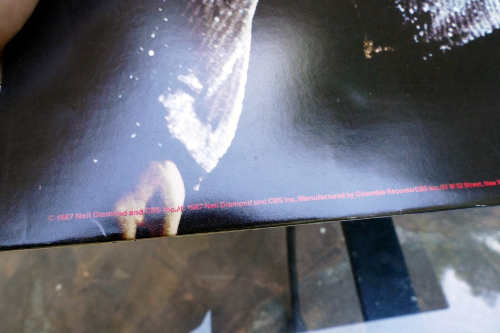 Neil Diamond Vinyl 2LP Hot August Night II Live Concert 1987 Columbia records VG