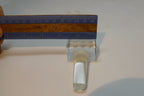 Mikasa Etched dots Crystal Glass Bottle Stopper square shape