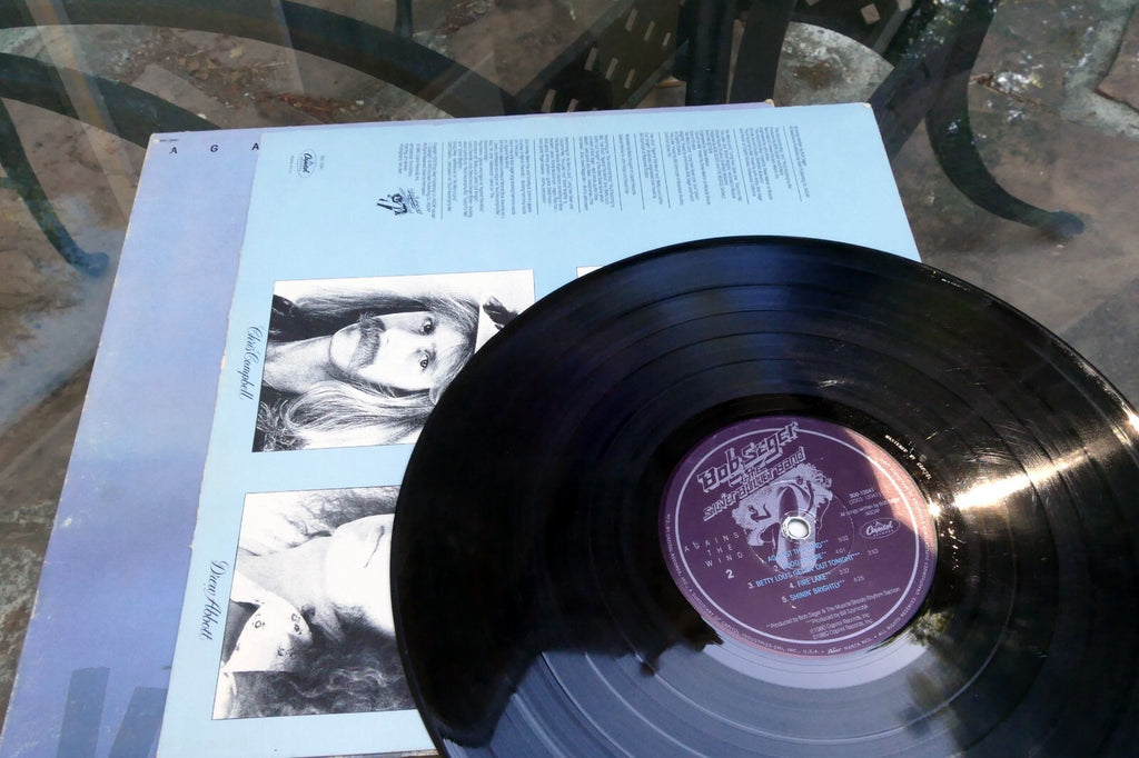 BOB SEGER AGAINST THE WIND LP Vinyl SOO 12041 1980 Original Capitol Records