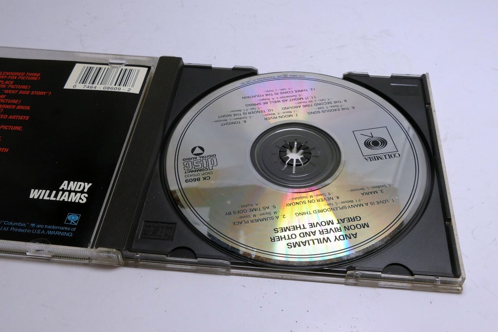 Moon River & Other Great Movie Themes Audio CD By Andy Williams CK 8609 Columbia