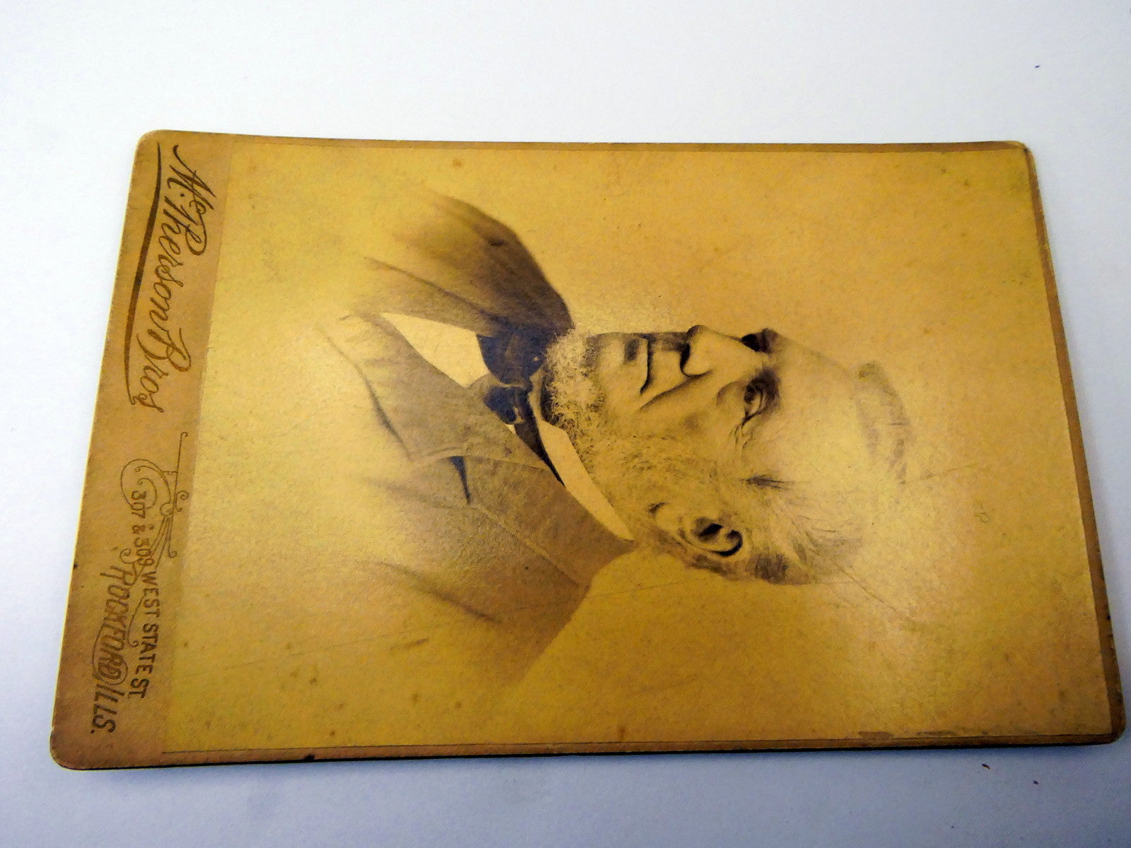 Picture Grandfather Weidman VINTAGE ANTIQUE Photograph 4X6" Picture 1880 Rockfor