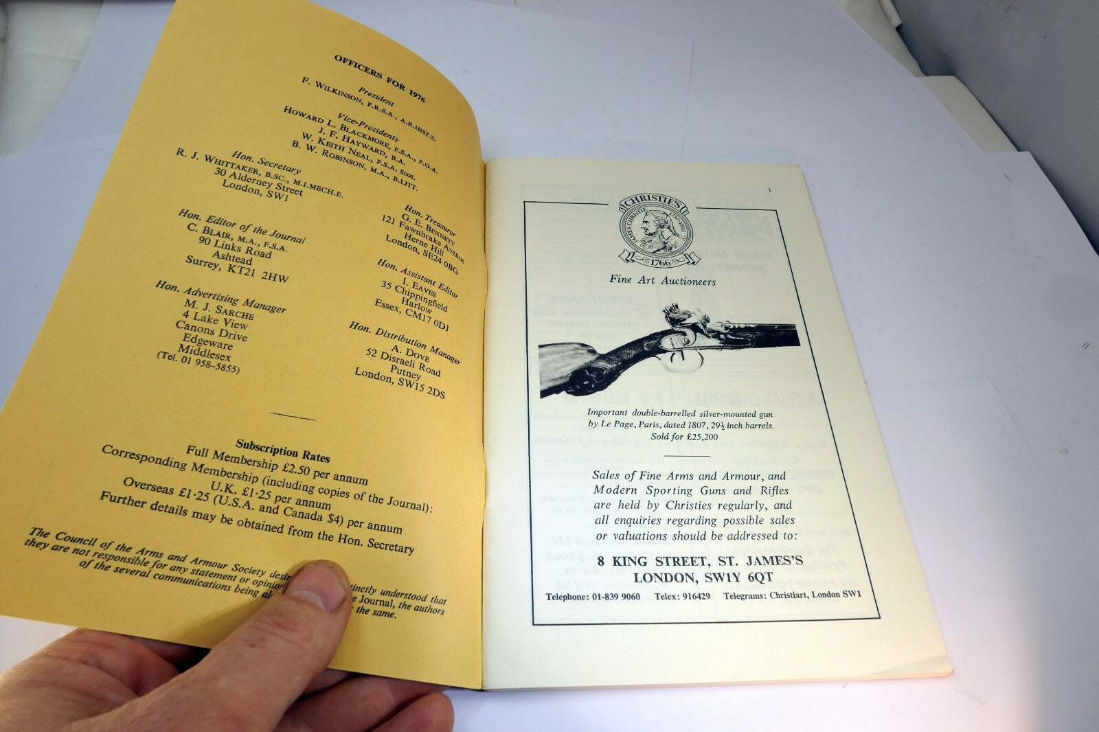 Journal of the Arms & Armour Society Vol VIII No 6 1976
