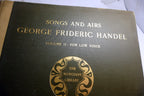 George frideric handel: songs and air volume 2 for low voice 1905 sheet music