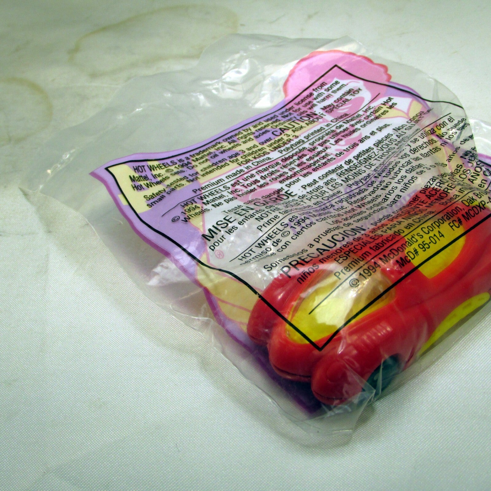 Power Circuit McDonald's Hot Wheels Mattel  1994 vehicle - new