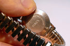 TIMEX LADIES WATCH WRISTWATCH Silver TONE - as found Untested  parts or repair