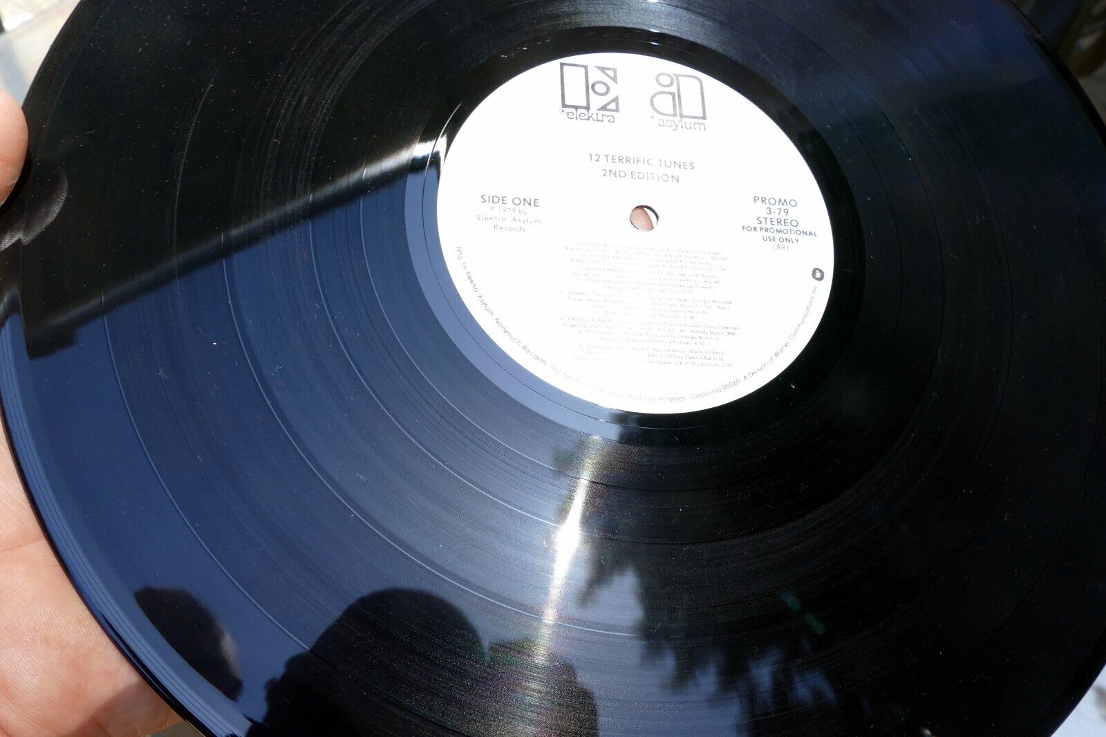 12 Terrific Tunes LP Promo 1-79 2ND Edition 3-79 Asylum / Elektra 1979