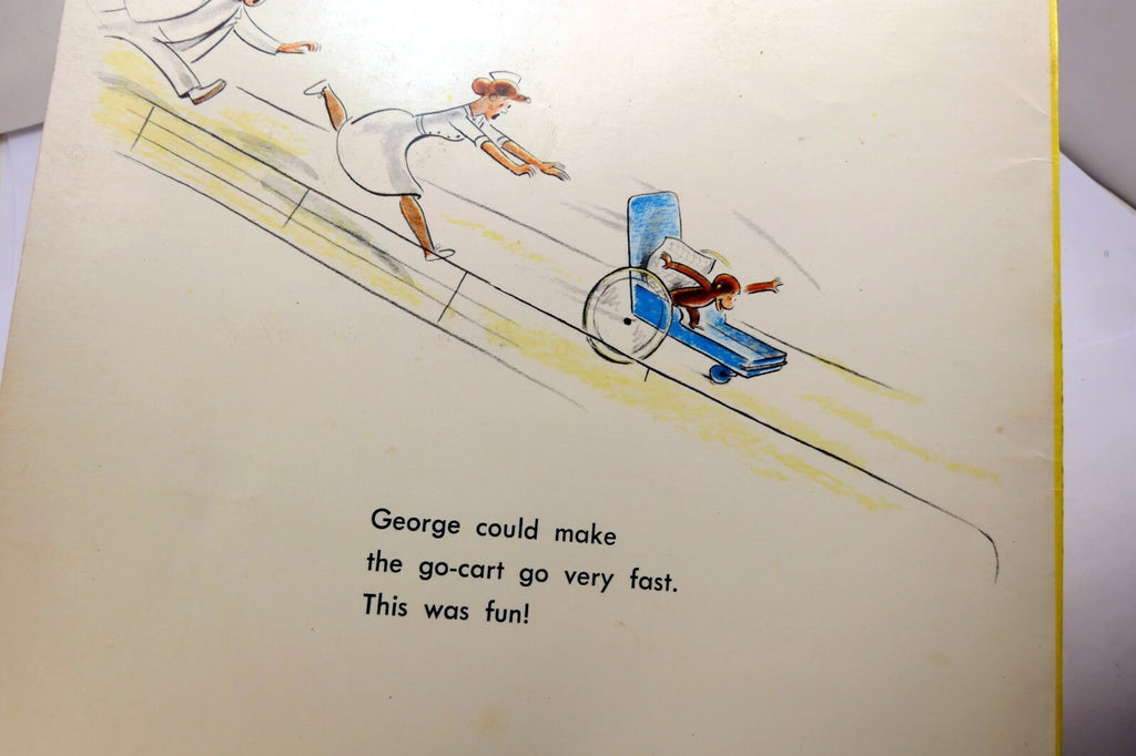 Curious George Goes to the Hospital by Rey, H. A.; Rey, Margret  1971 4th Print