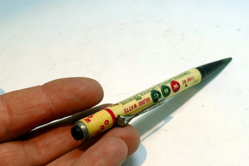 Mechanical Pencil 1190 KC WBC 50,000 watts WOWO 1955 calendar