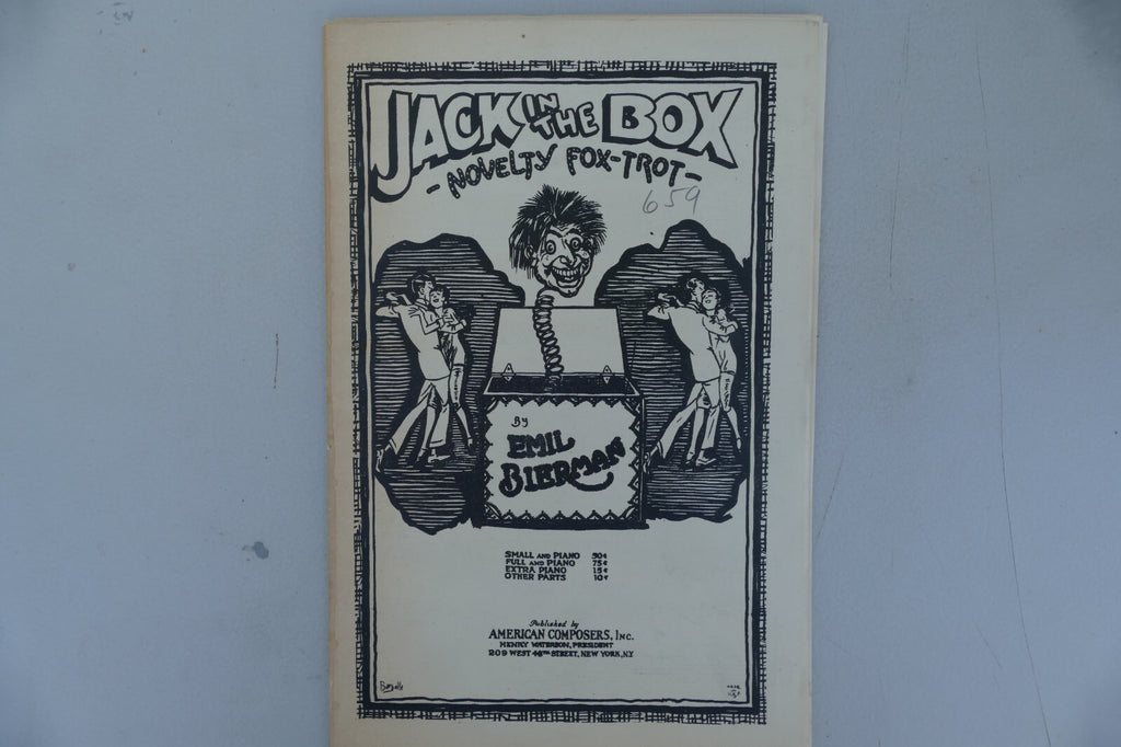 Jack in the box novelty fox-trot 1927 by Emil Bierman, American Composers Inc.