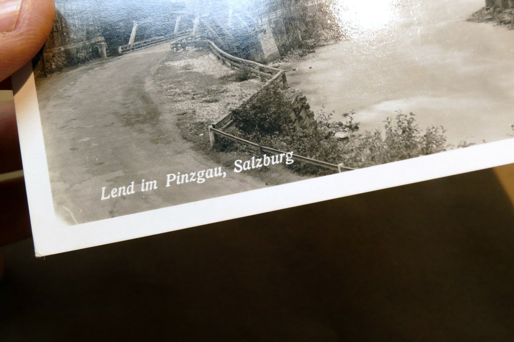 Lend in Pinzgau Salzburg Alps Austria postcard 1940's  - unposted