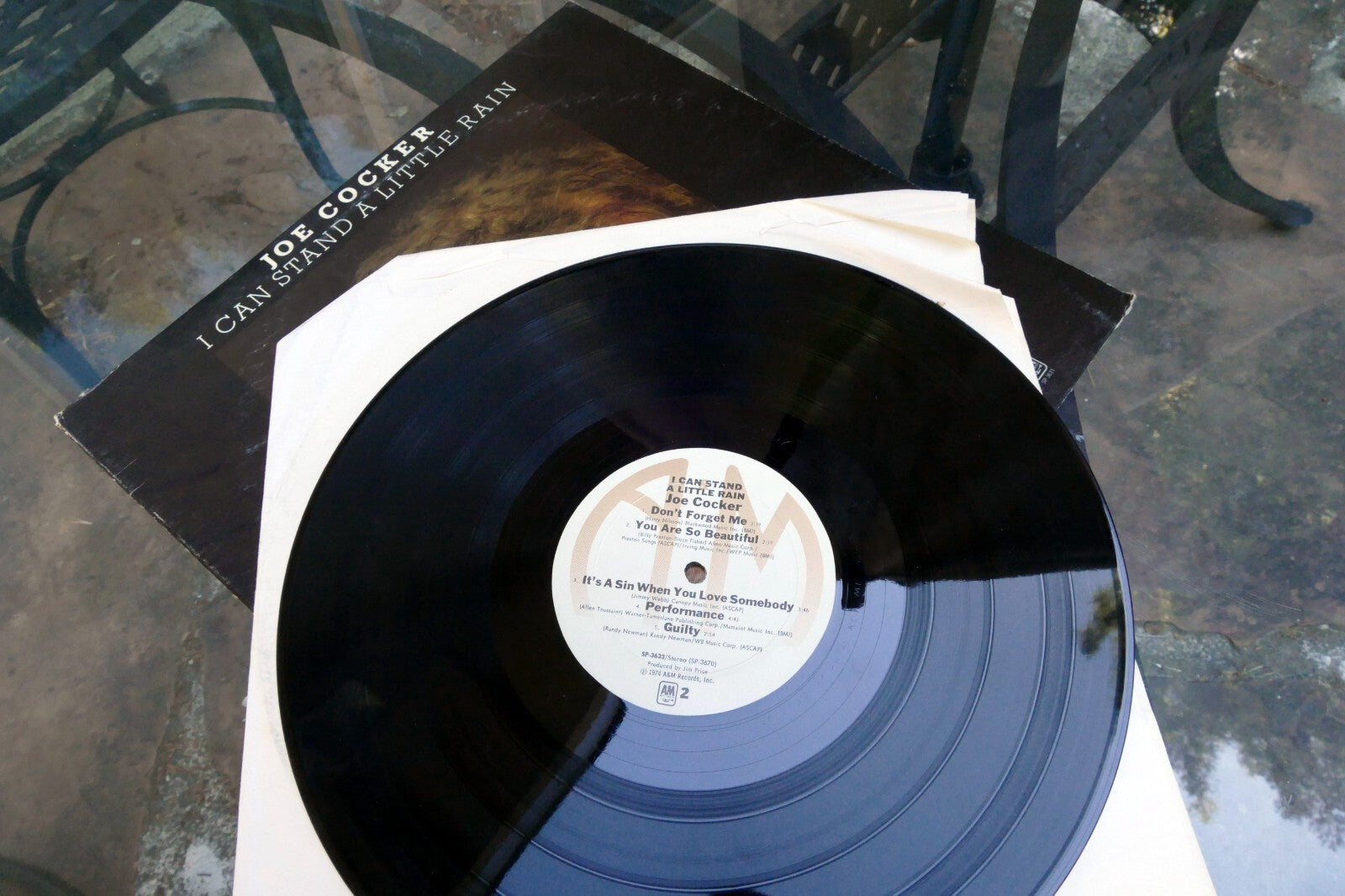 Joe Cocker - I Can Stand A Little Rain LP 1974 A&M Records SP-3633VG