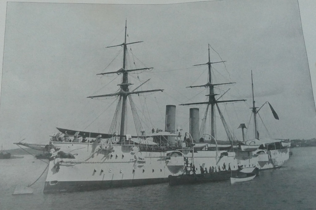 American havana harbor uss "newark" cuban journal brochure 1898 1900 incomplete
