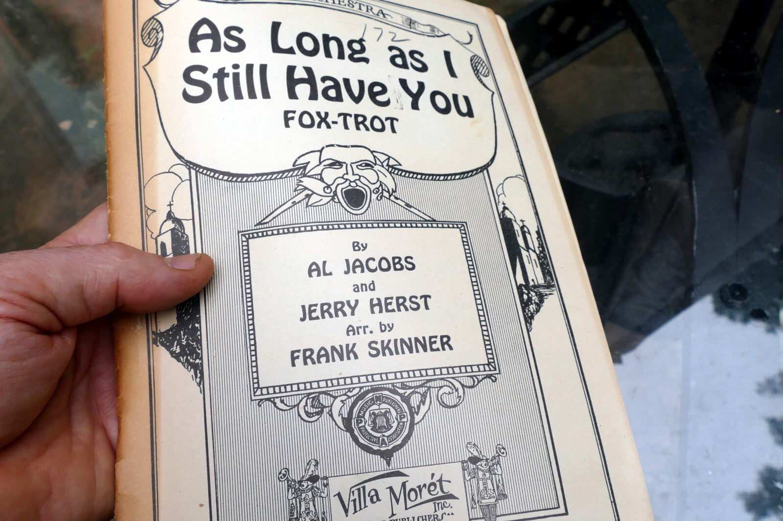 1931 Fox-Trot Sheet Music Al Jacobs Jerry Herst  Frank Skinner As long As I have