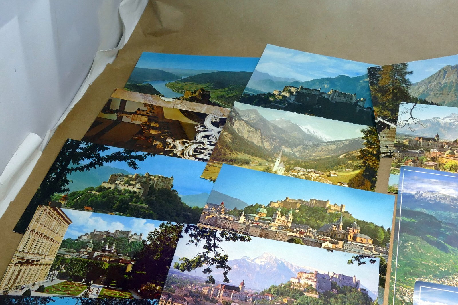 Salzburg Austria Unposted Postcard Lot pack of 14 Landscapes Castles 1960-80's
