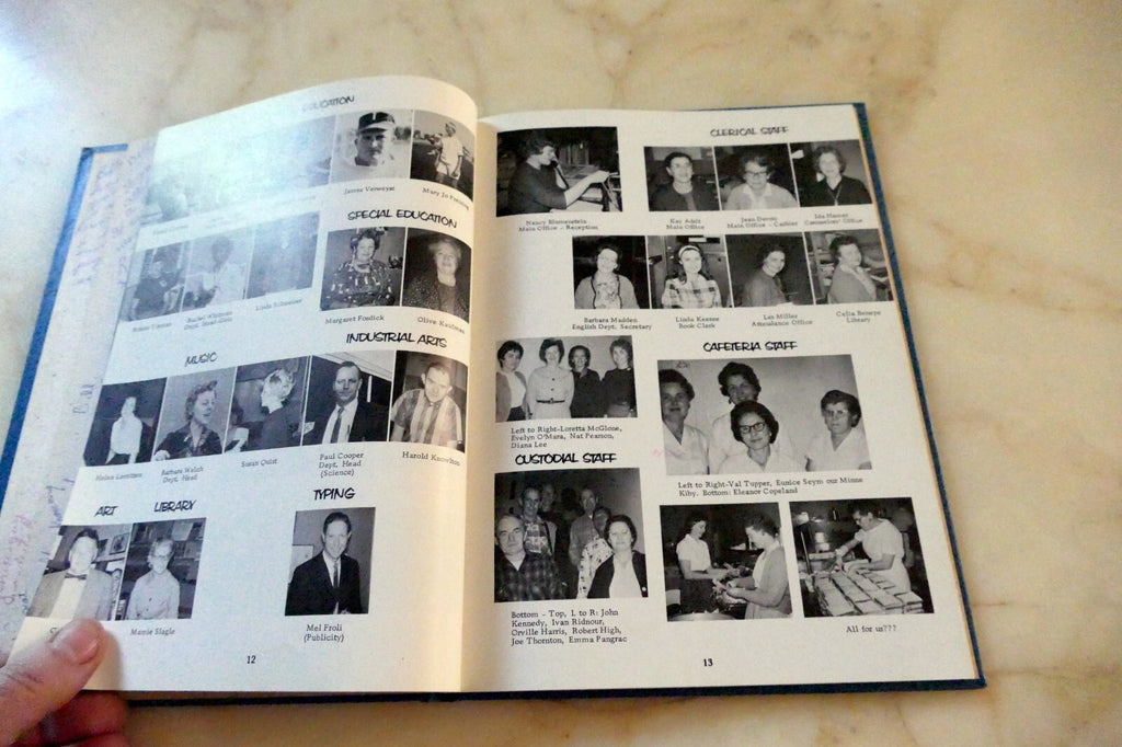 1964 TERMAN JUNIOR HIGH SCHOOL YEARBOOK ANNUAL JOURNAL PALO ALTO  TIGER TRACKS