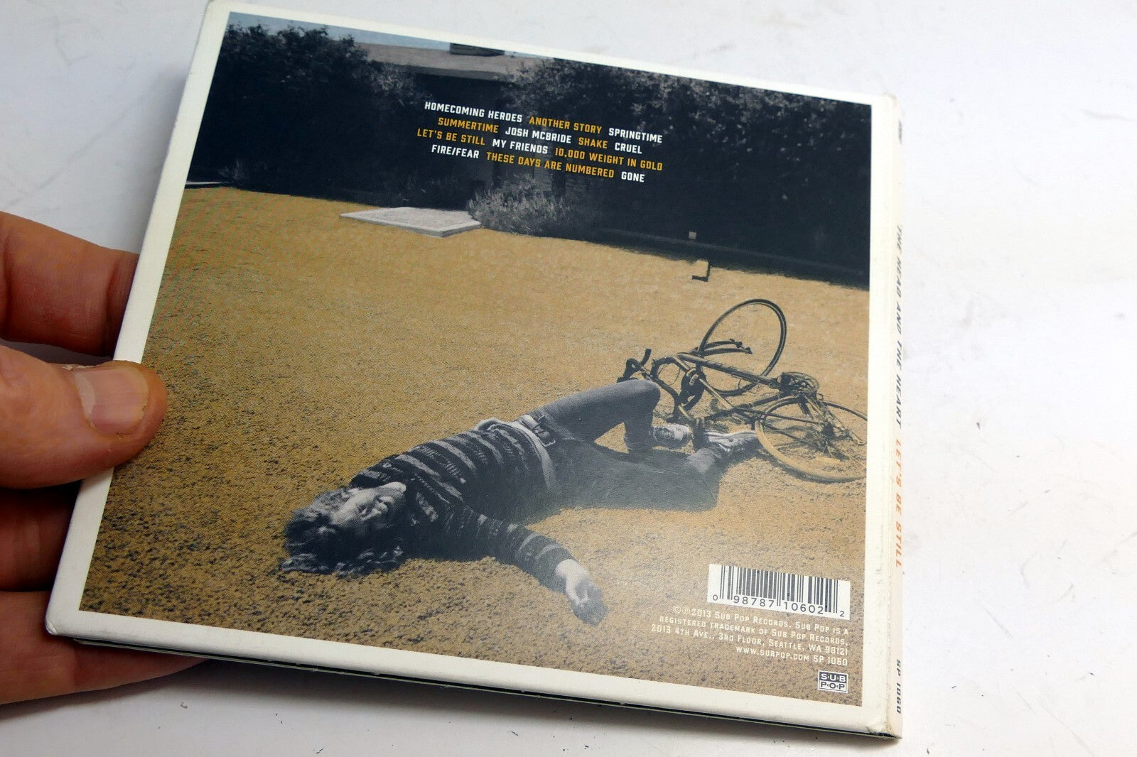 Cover art only Head and The Heart Lets Be Still  (NO CD included)