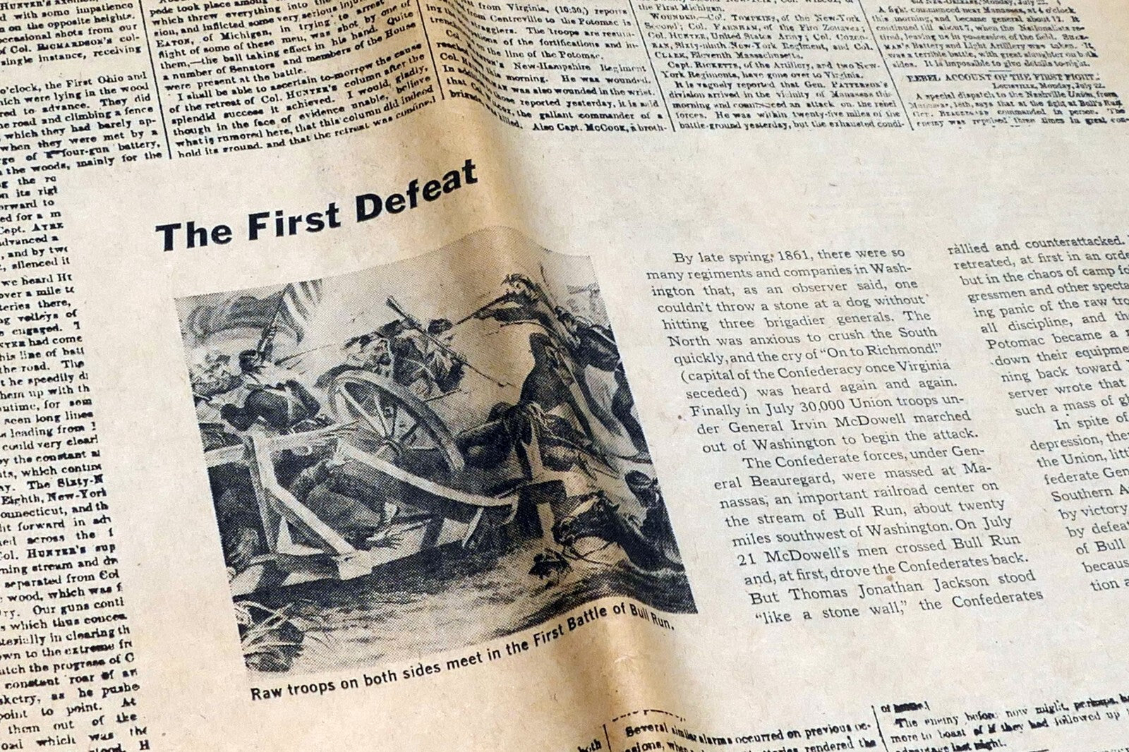 New York Times November 2,  1861 - Reprint - Civil War Reconstruction