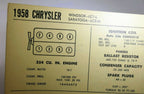 1958 chrysler windstar lc1 l saratoga lc2 m sun electric car specs sheet chart
