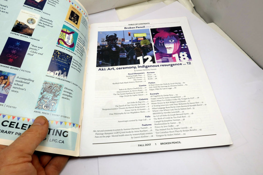 BROKEN PENCIL MAGAZINE ISSUE 77 ART  Pipeline Pushback Indigenous Artists