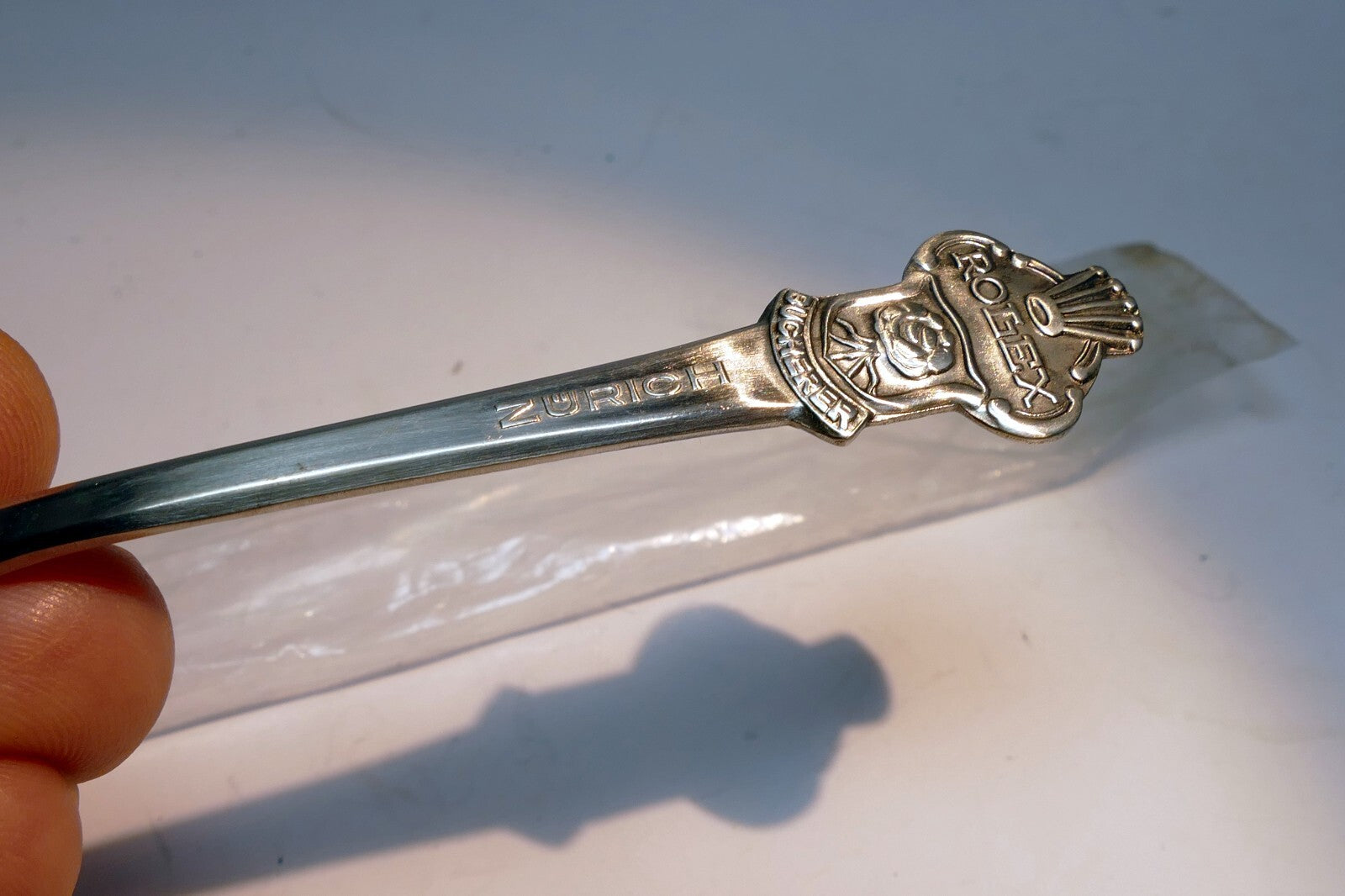 Rolex Bucherer of Switzerland "Zurich" Spoon souvenir rose - near mint