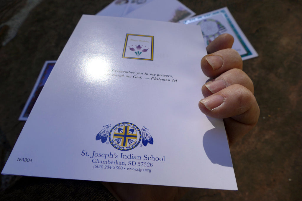 Lakota Greeting Cards ST. JOSEPH INDIAN MISSION School  lot of 6 Native American