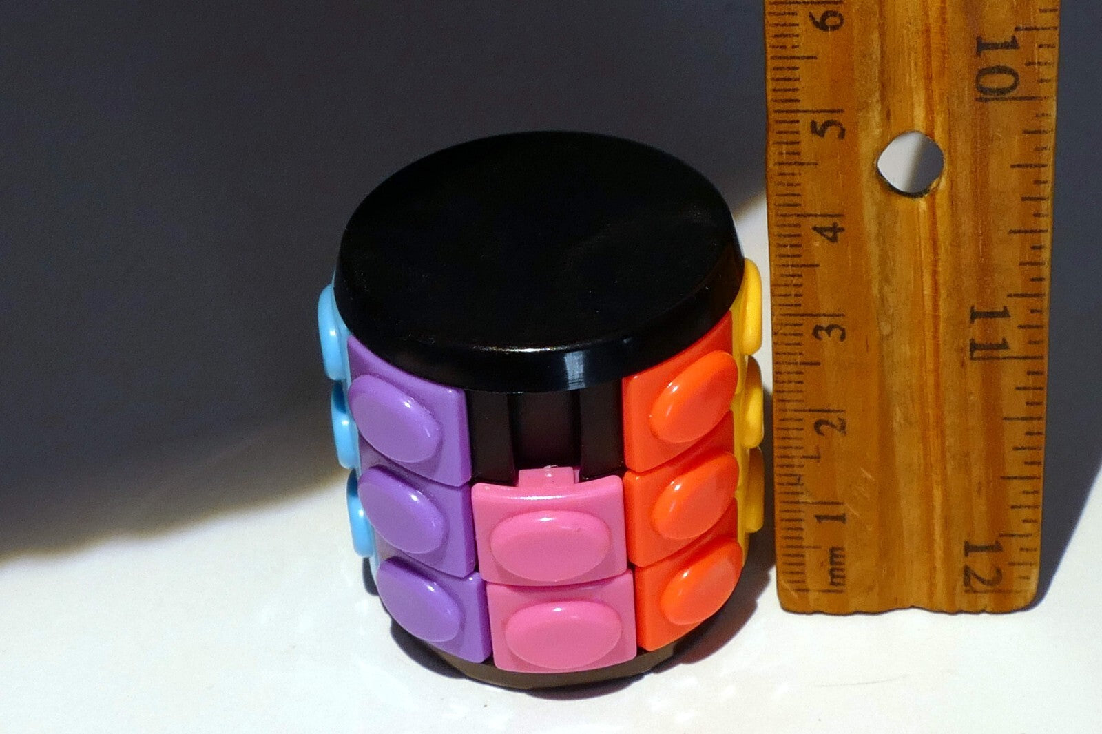 Rubic Cube Corn Game  Puzzle Toy small 1.5X1.5"