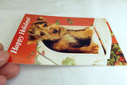 Happy Birthday Postcard Animal Shelter North Shore League Puppy Terrier adopt