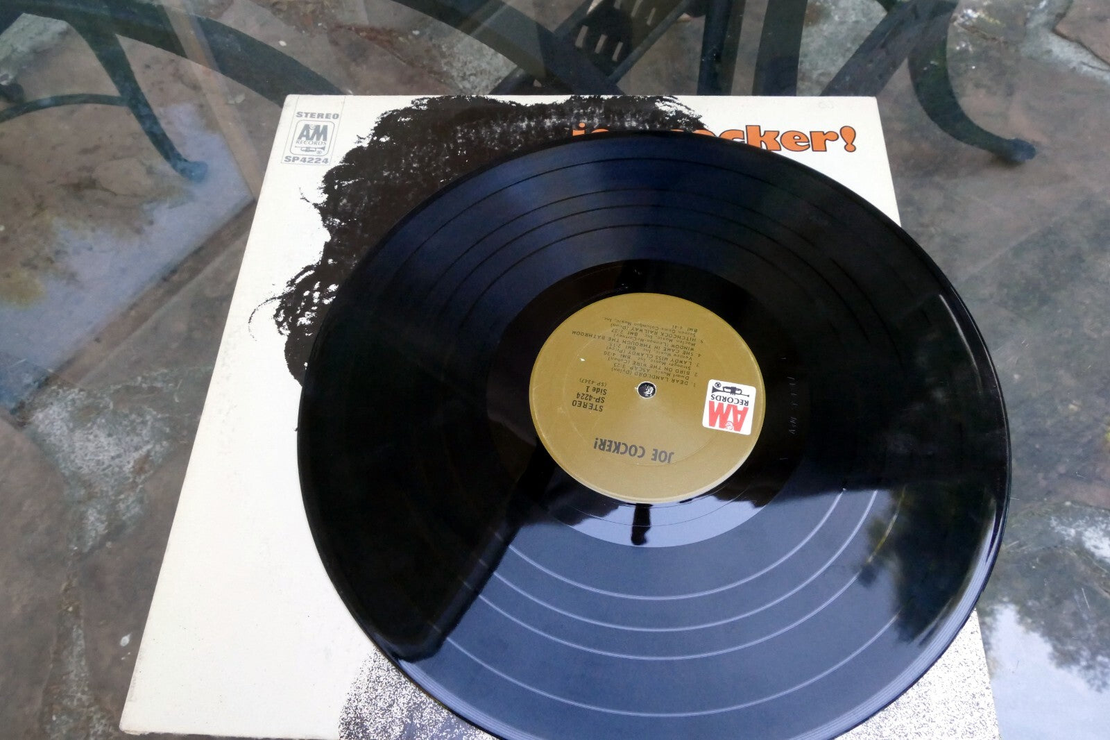Joe Cocker Self Titled Record 33 RPM LP SP 4224 A&M 1969 VG