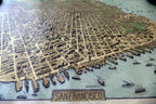 The Exposition City San Francisco 1912 Map Art Print Press Reprint 1970 16X23"