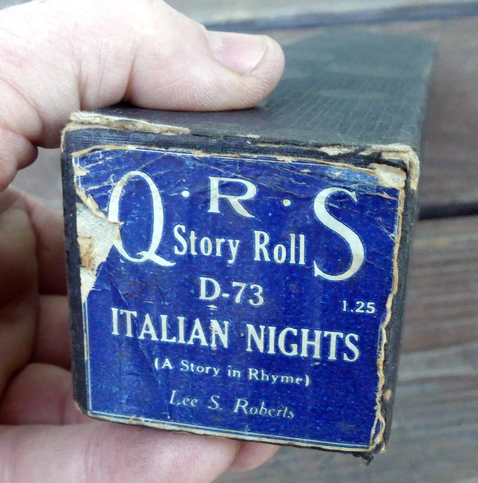 Qrs story roll d 73 italian nights by lee roberts waltz