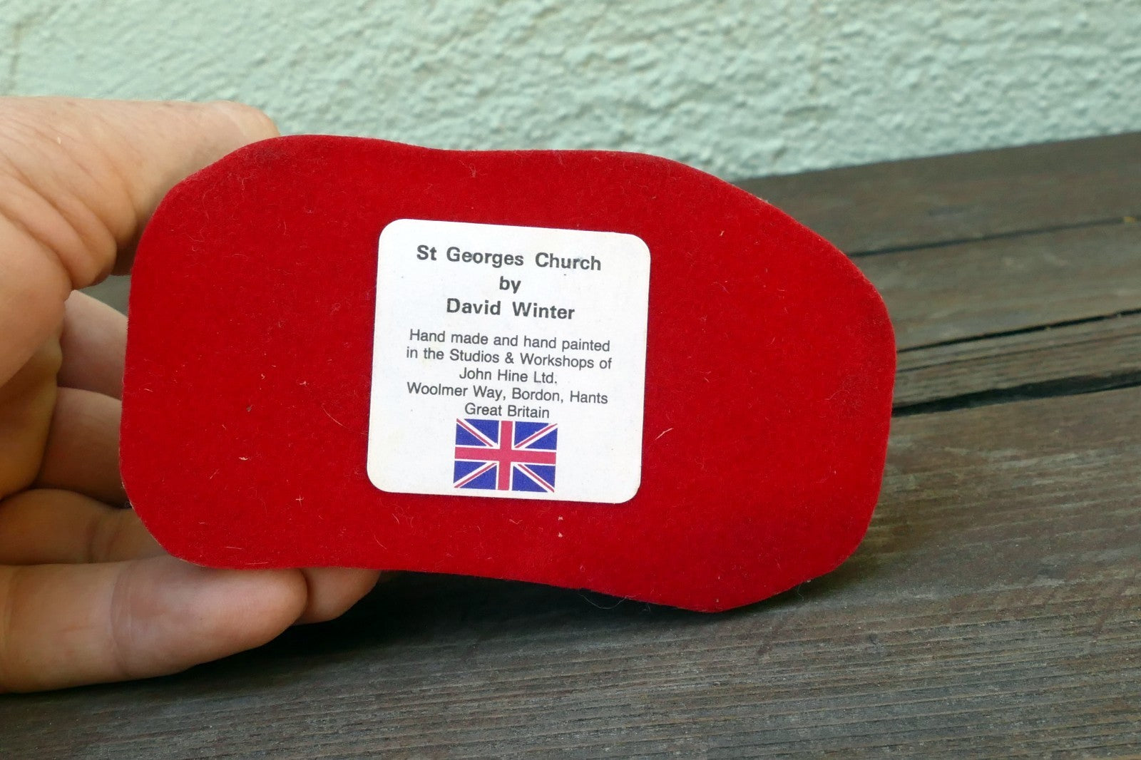 David Winter Cottages ST GEORGE’S CHURCH Hand Painted