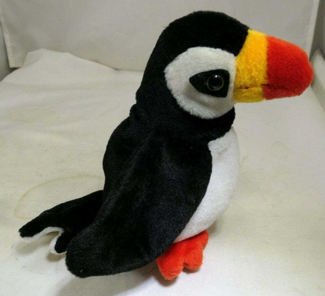 Ty beanie baby puffer rare/retired 1997 plush toy collection bird puffin