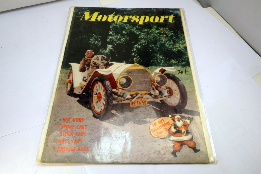 Motorsport  Magazine December 1953 50 years at Daytona Poor man's Porsche