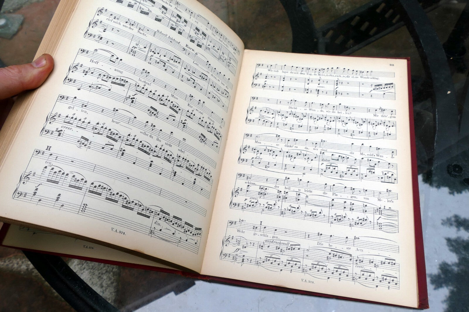 Wagner Tristan und Isolde Kleinmichel  sheet music Leipzig VA 524 1900's