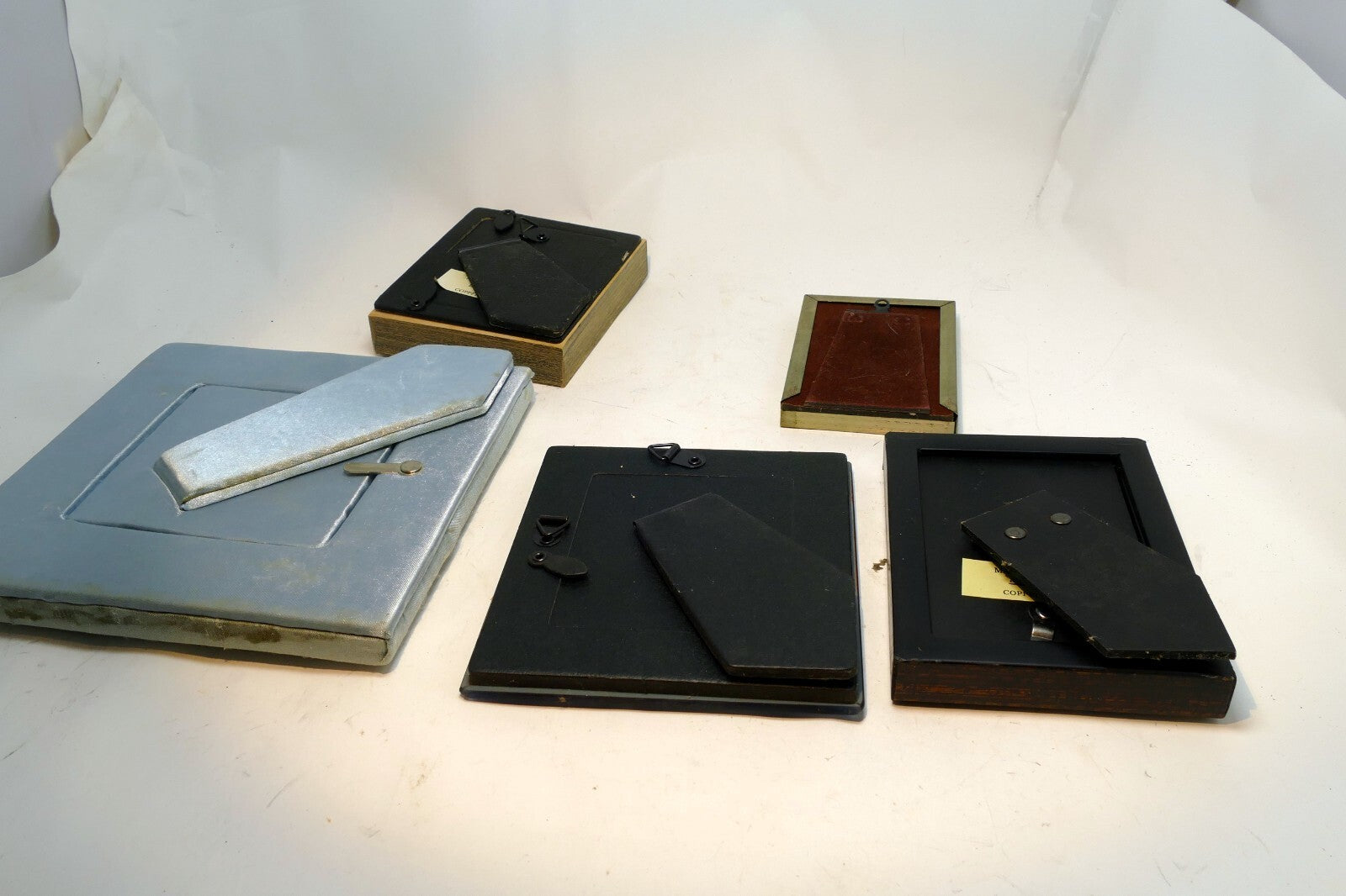 2X3" Picture Photo Frame Metal Wood with glass Pack Lot of 5