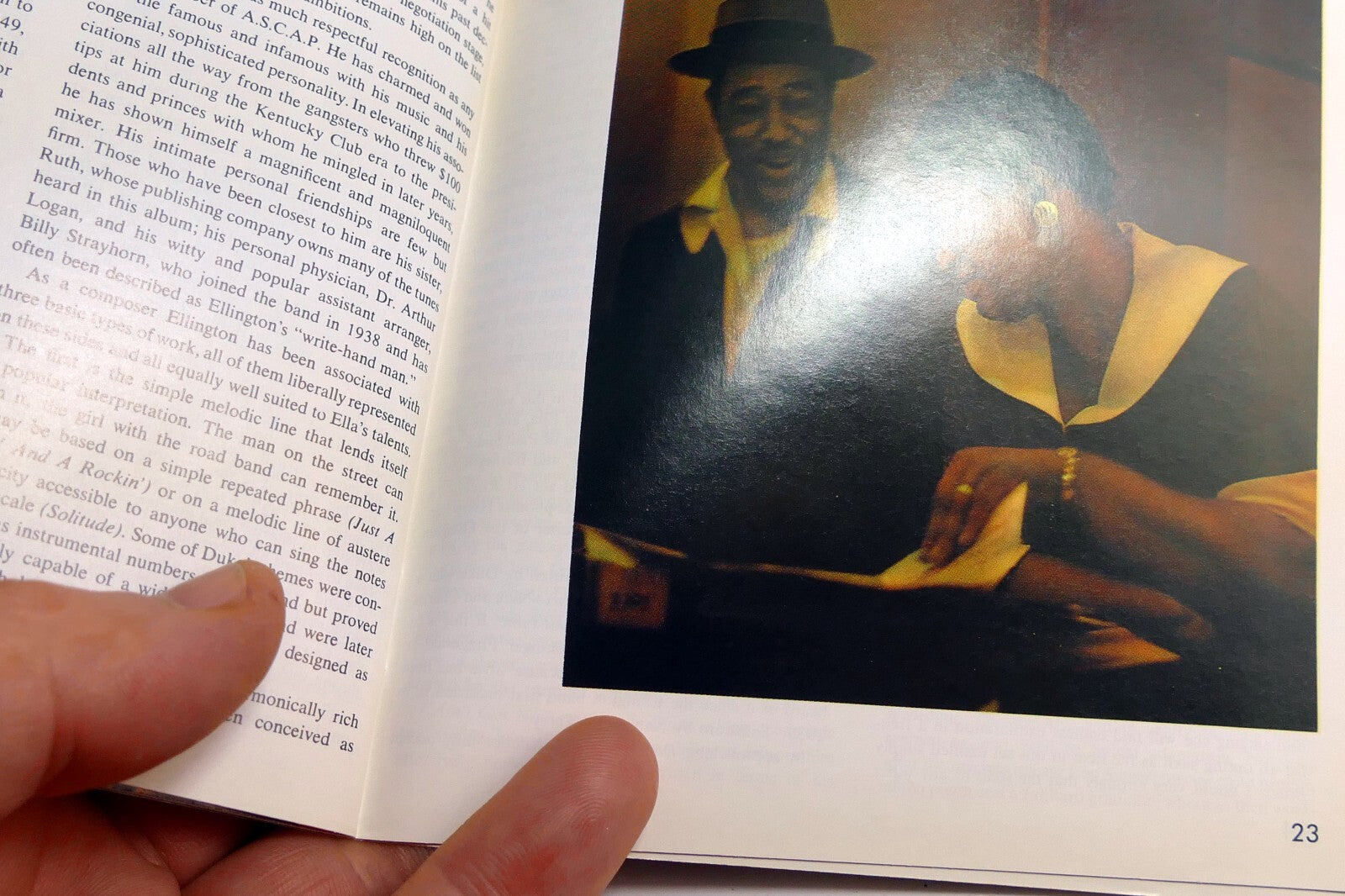 INLAY Cover ART Only NO Case, CD included   Ella Fitzgerald Duke Ellington Song