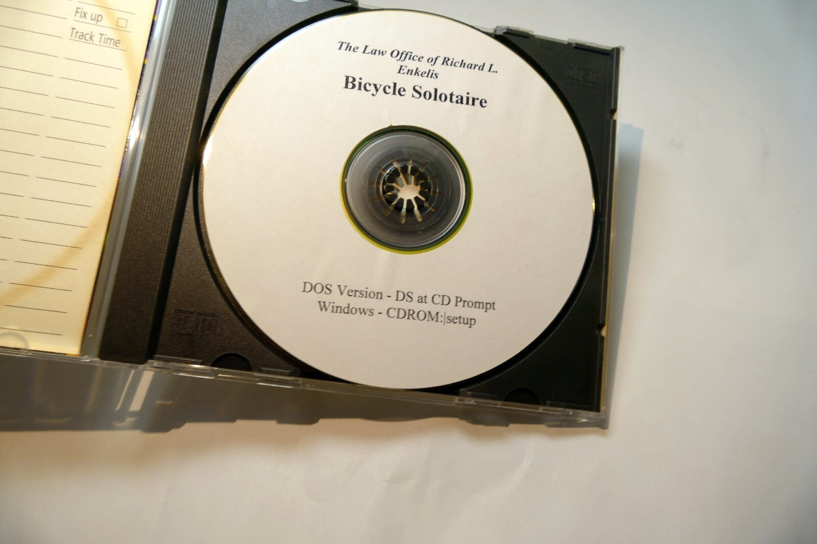 BICYCLE SOLITAIRE CD Rom  Windows 3.1