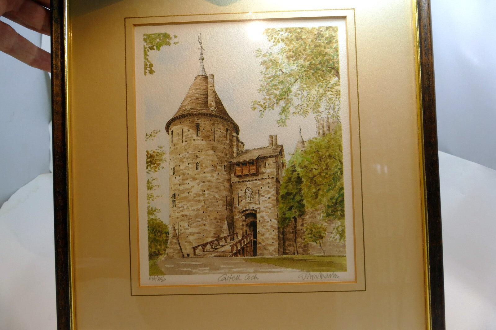 Glyn Martin Castell Coch Amersham Print Signed Numbered Framed
